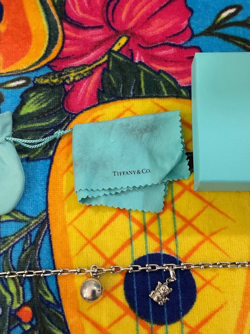 TIFFANY Hardwear wrap bracelet in sterling silver medium with extra hardware.